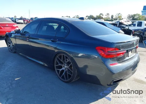 2017 BMW 740I из США, поврежденный, VIN WBA7E2C5XHG739749